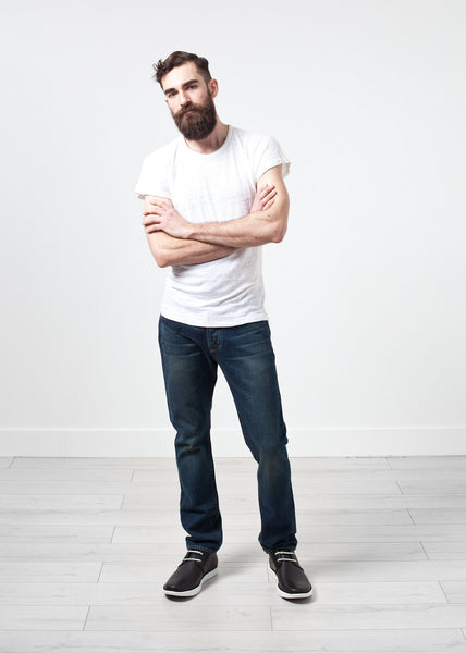 Comfort Tee in White Linen - Demo