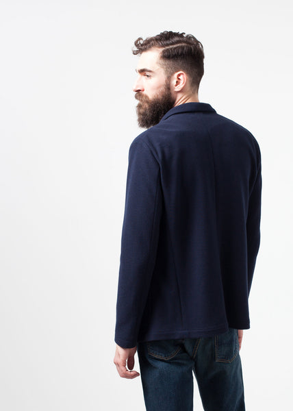 Cotton Jacket in Navy - Demo