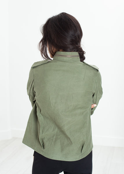 Big Army Jacket in Olive - Demo