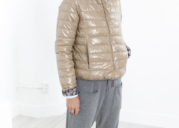 Deione Coat in Graphite Floral - Demo