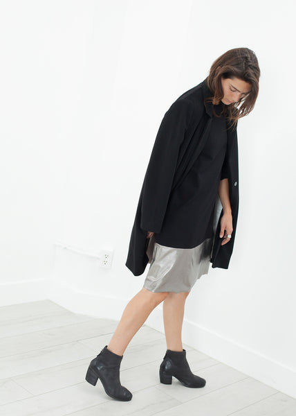 Border Dress in Black/Silver - Demo