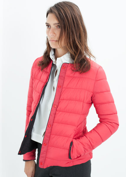 Camelia Reversible Jacket in Black/Red - Demo