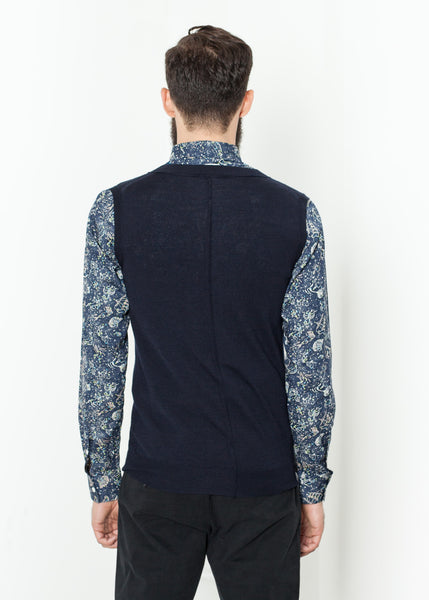 Basic Gilet in Navy - Demo