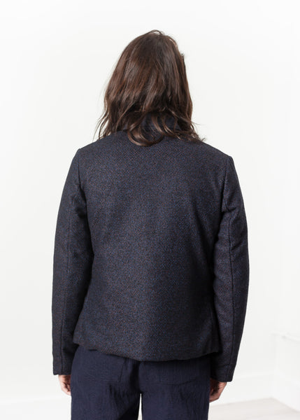 Camelia Reversible Jacket in Navy/Blue - Demo