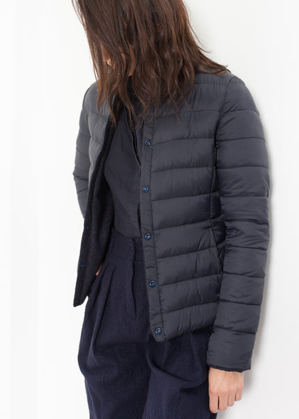 Camelia Reversible Jacket in Navy/Blue - Demo