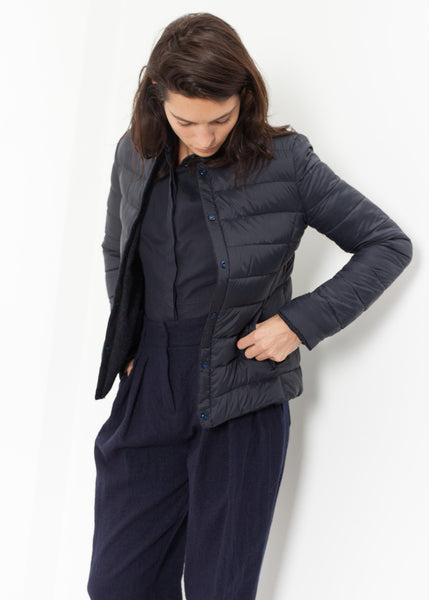 Camelia Reversible Jacket in Navy/Blue - Demo