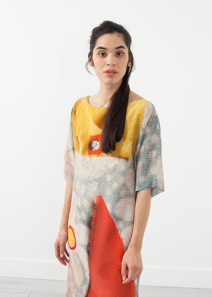 3/4 Sleeve Kimono Dress - Demo