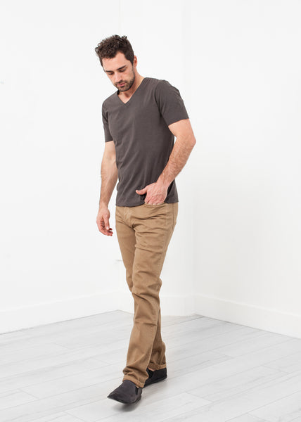 Alex Twill Pant in Sand - Demo