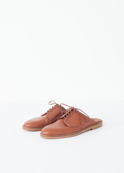 Backless Oxford in Brown - Demo