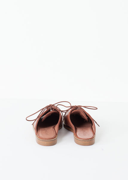 Backless Oxford in Brown - Demo