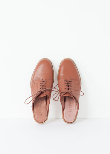 Backless Oxford in Brown - Demo