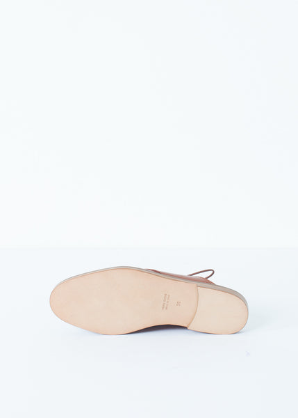 Backless Oxford in Brown - Demo