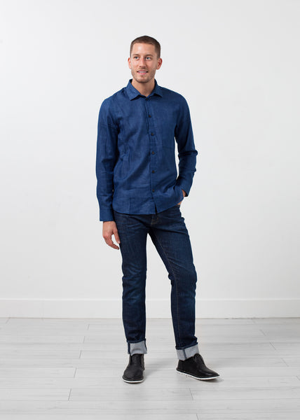Casual Indigo Shirt - Demo