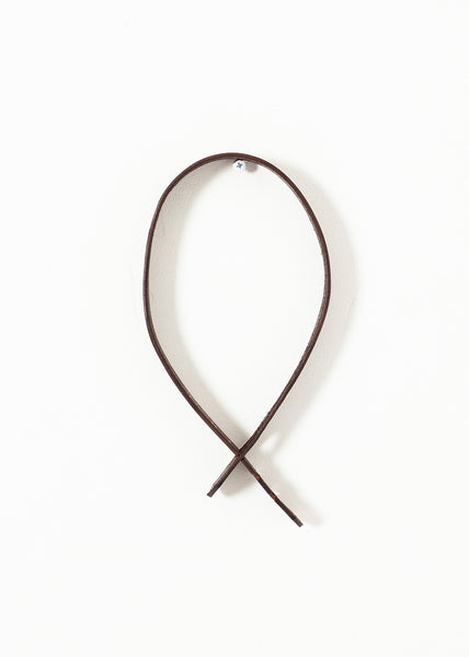 Buckle-less Belt in Brown - Demo