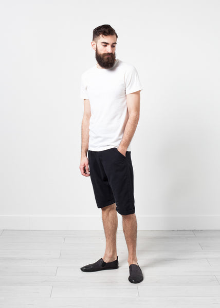 Comfort Tee in White Wool Blend - Demo