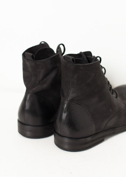 Combat Ankle Boot in Black - Demo