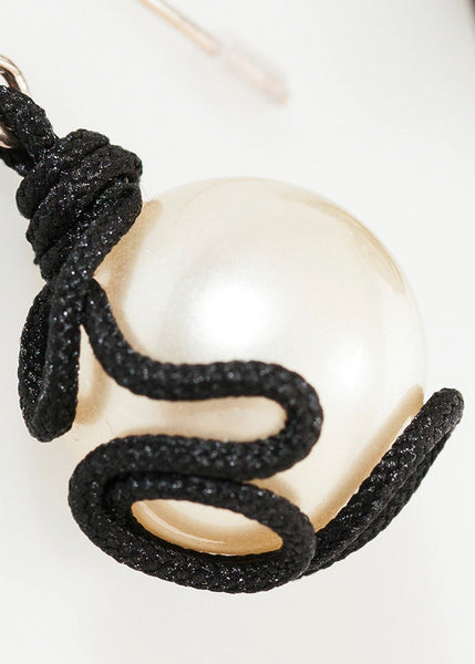 Float Bead Earring in Pearl